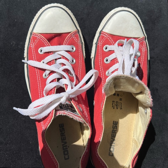 Red Converse Chuck Taylor unisex All Star sneakers - Picture 8 of 8